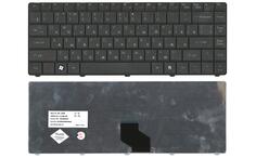 Клавиатура для ноутбука Acer eMachines (D725) Black, короткий шлейф (Short Trail), RU