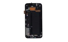 Матриця з тачскріном (модуль) для Samsung Galaxy S6 Edge SM-G925F білий з рамкою