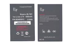 Аккумуляторная батарея для смартфона Fly BL7401 IQ238 Jazz 3.7V Black 1600mAh 5.92Wh