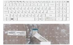 Клавиатура для ноутбука Gateway NV55S, NV57H, NV75S, NV77H  White, (No Frame), RU