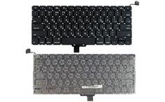 Клавиатура для ноутбука Apple MacBook Pro (A1278) Black, (No Frame), RU (горизонтальный энтер)