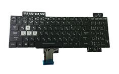 Клавиатура для ноутбука Asus Gaming FX504 с подсветкой (Red Light), Black, RU