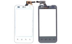 Тачскрін (Сенсорне скло) для смартфона LG P990 Optimus 2X білий