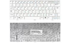 Клавиатура для ноутбука MSI Wind (U90, U100, U100X, U110, U120, N011, U115, U123, U123H, U123T) White, RU