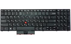 Клавиатура для ноутбука Lenovo ThinkPad Edge (E520), с указателем (Point Stick) Black, (Black Frame), RU