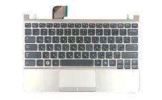 Клавиатура для ноутбука Samsung (NC110) Black, (Silver TopCase), RU