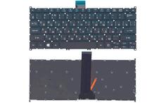 Клавіатура для ноутбука Acer Aspire V5-122, V5-122P, V5-171, V5-132P, V3-331, V3-371, V3-372, E3-111, E3-112, S5-391 з підсвіткою (Light), Black, (No Frame), RU