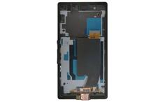 Матриця с тачскрином (модуль) для Sony Xperia Z C6603 чорний з рамкою