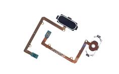 Кнопка HOME в сборе с механизмом и шлейфом для Samsung A510 черная