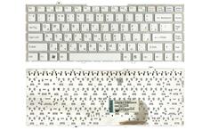 Клавиатура для ноутбука Sony Vaio (VGN-FW) White, (No Frame) RU