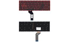 Клавиатура для ноутбука Acer Nitro 5 AN515-51 с подсветкой (Light), Black, RU