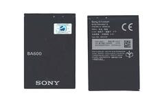 Аккумуляторная батарея для смартфона Sony BA600 Xperia U ST25i 3.7V Black 1290mAh 4.8Wh