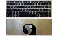 Клавіатура для ноутбука Sony Vaio (VPC-Y) Black, (Silver Frame) RU/EN
