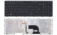 Клавиатура для ноутбука Sony Vaio (SVE15) с подсветкой (Light), Black, (Black Frame) RU