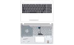 Клавіатура для ноутбука Asus (X551) Black, (White TopCase), RU
