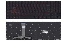 Клавиатура для ноутбука Lenovo Legion (Y520, Y520-15IKB) Black с подсветкой (Red Light), (No Frame), RU