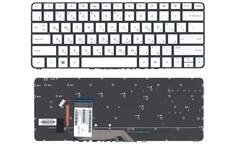 Клавиатура для ноутбука HP Spectre X360 (13-4000, 13-4103dx, 13-4003DX, 13-4005DX, 13-4110DX, 13-4193DX, 13-4195DX, 13-4193NR) с подсветкой (Light) Black, (Silver Frame) RU