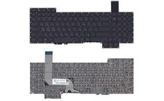 Клавиатура для ноутбука Asus G751, G751JM, G751JL, G751JT, G751JY с подсветкой (Light), Black, (No Frame) RU