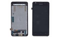 Матриця с тачскрином (модуль) для Huawei Ascend G510 з рамкою чорний