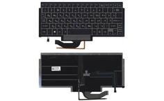 Клавиатура для ноутбука Toshiba Portege (Z10t) Black, (Silver Frame) с указателем (Point Stick) RU