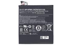 Акумуляторна батарея для планшета Acer AP14F8K Iconia One B1-850 3.8V Black 4550mAh Orig