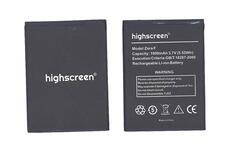 Аккумуляторная батарея для смартфона Highscreen GB/T 18287-2000 Zera F 3.7V Black 1600mAh 5.55Wh