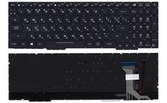 Клавиатура для ноутбука Asus (GL753 FX553VD) Black с красной подсветкой (Light), RU