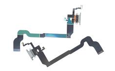 Шлейф разъема питания для смартфона Apple iPhone X белый