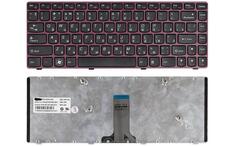 Клавиатура для ноутбука Lenovo IdeaPad (V370) Black, (Red Frame), RU