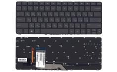 Клавиатура для ноутбука HP Spectre X360 (13-4000) Black с подсветкой (Light), (No Frame) RU