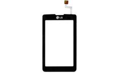 Тачскрін (Сенсорне скло) для смартфона LG KP500 чорний