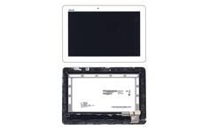 Матрица с тачскрином (модуль) для Asus Eee Pad Transformer Pad TF103CG V1 белый с рамкой