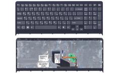 Клавіатура для ноутбука Sony Vaio (VPC-F219FC, VPC-F22 VPC-F23) з підсвіткою (Light), Black, (Black Frame) RU