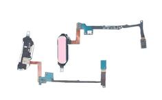 Кнопка HOME в сборе с механизмом и шлейфом для Samsung Galaxy Note 4 N910 розовая
