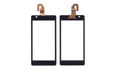 Тачскрін (Сенсорне скло) для смартфона Sony Xperia ZR C5503, C5502 чорне