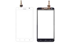 Тачскрін (Сенсорне скло) для смартфона Huawei Honor 3X (G750) білий