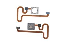 Шлейф со сканером отпечатка пальца для Xiaomi Mi Mix 2s белый