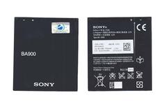 Аккумуляторная батарея для смартфона Sony BA900 Xperia J (ST26i) 3.7V Black 1700mAh 6.3Wh